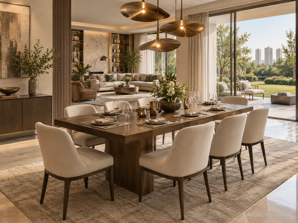 Dining area — L&T Sector 86 Gurugram