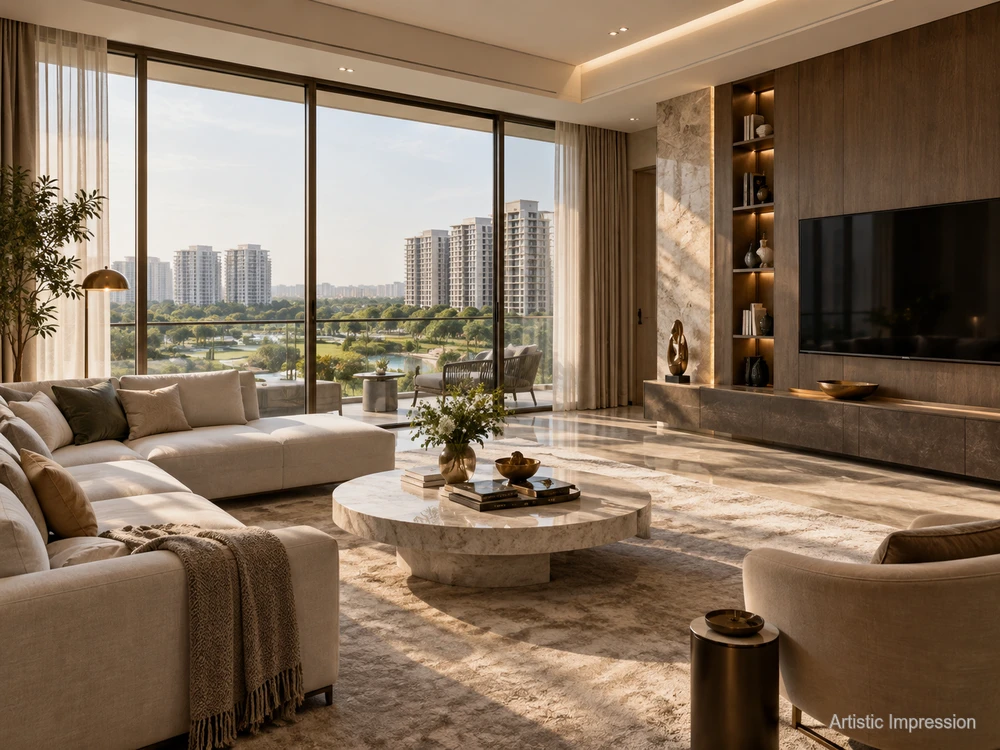 Living Room — L&T Sector 86 Gurugram
